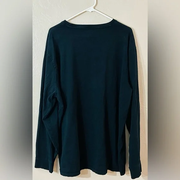 Polo by Ralph Lauren Men's Navy Long Sleeve Tee - Picture 4 of 4